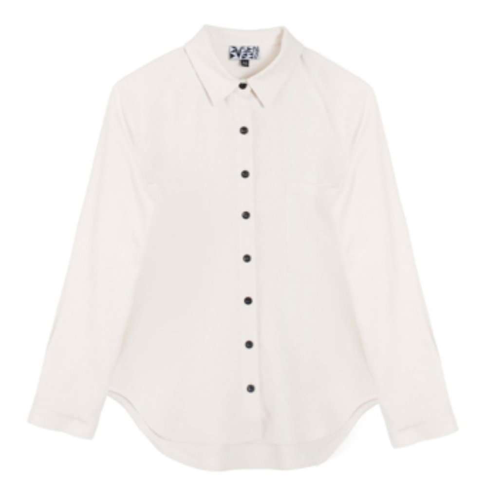 Dusen Dusen Raw Silk Button-down